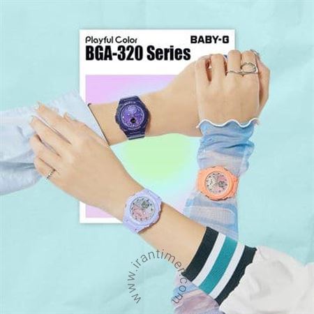 قیمت و خرید ساعت مچی کاسیو (CASIO) مدل BGA-320-2A1DR اسپرت | اورجینال و اصلی