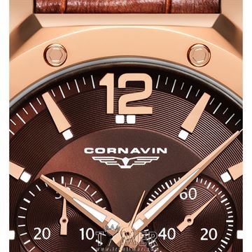 قیمت و خرید ساعت مچی مردانه کورناوین(CORNAVIN) مدل COR2012-2016R کلاسیک | اورجینال و اصلی