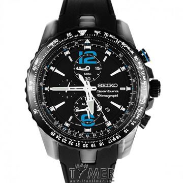 ساعت مچی مردانه کلاسیک اسپرت بند پلاستیکی، نمایش تاریخ، کرونوگراف، زنگ هشدار