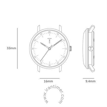 قیمت و خرید ساعت مچی زنانه تیلور(TYLOR) مدل TLAK004 کلاسیک | اورجینال و اصلی