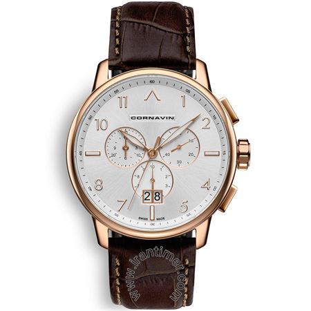 ساعت مچی مردانه کلاسیک بند چرم طبیعی