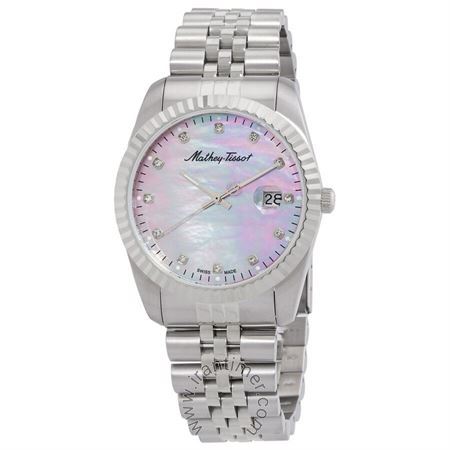 ساعت مچی مردانه فشن تمام استیل، ست، موتور Ronda 515