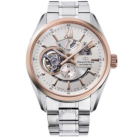 ساعت مچی مردانه کلاسیک تمام استیل، 24 عدد سنگ قیمتی داخل موتور