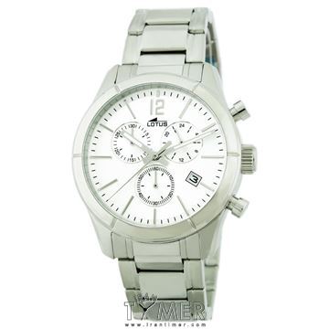 ساعت مچی مردانه کلاسیک تمام استیل، نمایش تاریخ، 24 ساعت شبانه روز، کرنوگراف