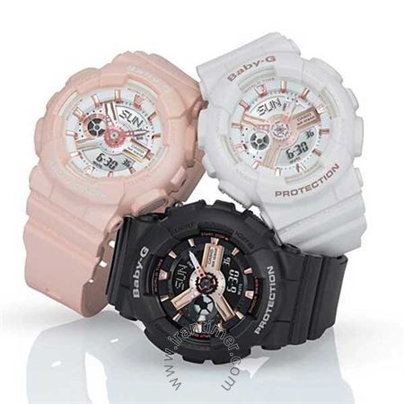 قیمت و خرید ساعت مچی کاسیو (CASIO) بیبی جی مدل BA-110RG-7ADR اسپرت | اورجینال و اصلی