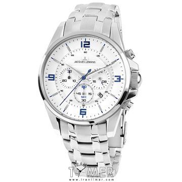 ساعت مچی مردانه کلاسیک اسپرت تمام استیل، نمایش تاریخ، کرونوگراف