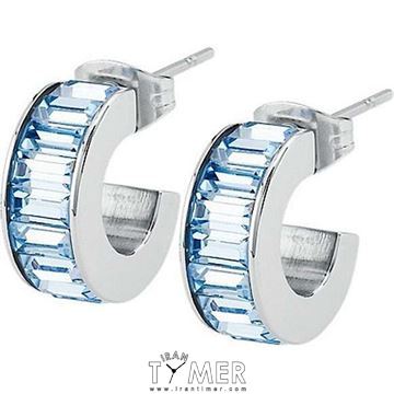 ساعت مچی گوشواره زنانه فشن تمام استیل، نگین سواروسکی