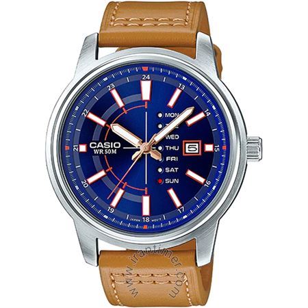 قیمت و خرید ساعت مچی مردانه کاسیو (CASIO) جنرال مدل MTP-E128L-2A2VDF کلاسیک | اورجینال و اصلی