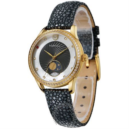 ساعت مچی زنانه فشن بند چرم طبیعی