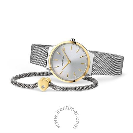 قیمت و خرید ساعت مچی زنانه برینگ(BERING) مدل B12131-014-GWP کلاسیک | اورجینال و اصلی