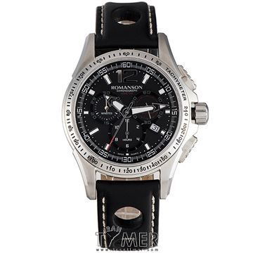 ساعت مچی مردانه کلاسیک بند چرمی، کرونوگراف، نمایش تاریخ، سرعت سنج