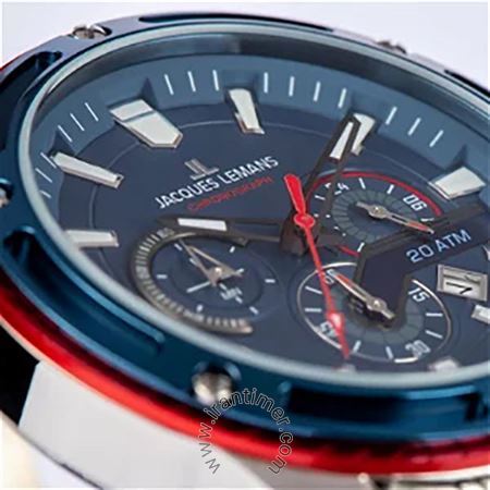قیمت و خرید ساعت مچی مردانه ژاک لمن(JACQUES LEMANS) مدل 1-2141F اسپرت | اورجینال و اصلی