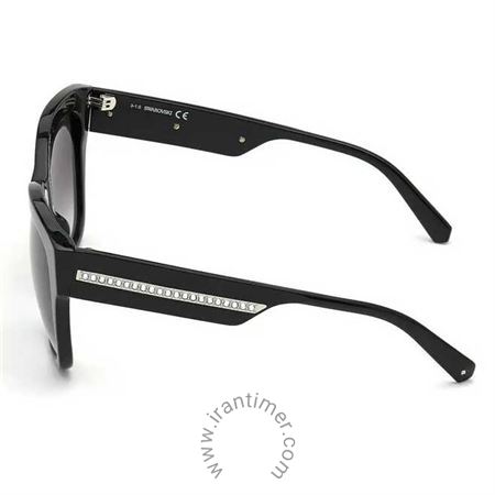 قیمت و خرید عینک آفتابی زنانه کلاسیک (SWAROVSKI) مدل SK 0305 01B 57 | اورجینال و اصلی