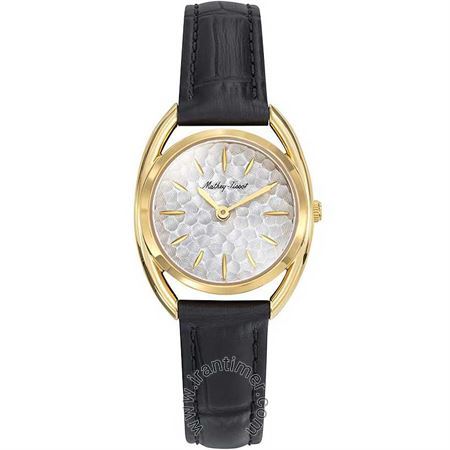 ساعت مچی زنانه کلاسیک بند چرم طبیعی، موتور RONDA 762، رنگ PVD