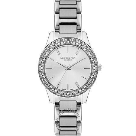 ساعت مچی زنانه فشن بند استیل، نگین دار