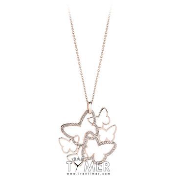 ساعت مچی گردنبند زنانه فشن تمام استیل، نگین دار