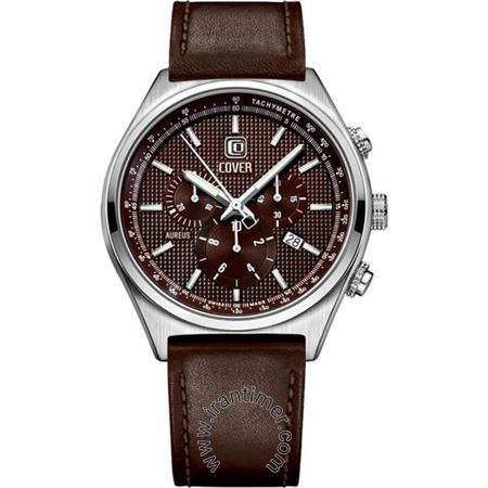 ساعت مچی مردانه اسپرت بند چرمی، کرنوگراف، نمایش تاریخ