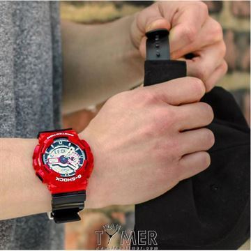 قیمت و خرید ساعت مچی مردانه کاسیو (CASIO) جی شاک مدل GA-110RD-4ADR اسپرت | اورجینال و اصلی