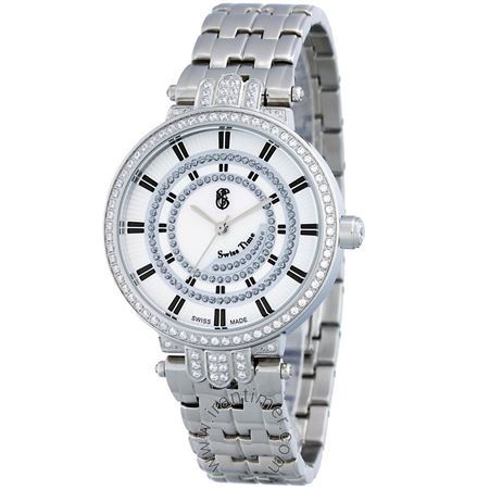 قیمت و خرید ساعت مچی زنانه سوئیس تایم(SWISS TIME) مدل ST 301-SS/Wh فشن | اورجینال و اصلی
