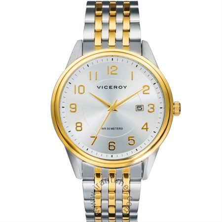 ساعت مچی مردانه کلاسیک تمام استیل، نمایش تاریخ