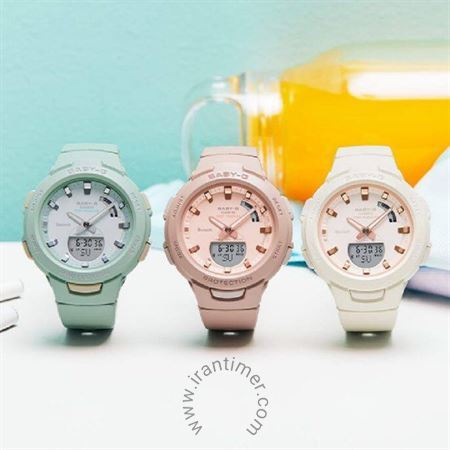 قیمت و خرید ساعت مچی کاسیو (CASIO) بیبی جی مدل BSA-B100CS-7ADR اسپرت | اورجینال و اصلی