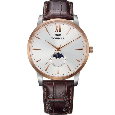 ساعت مچی مردانه کلاسیک بند چرم طبیعی