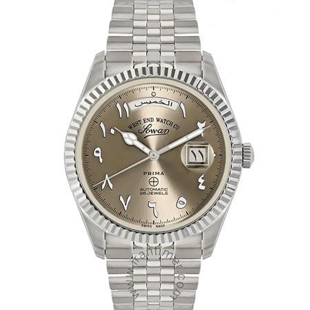 ساعت مچی مردانه کلاسیک تمام استیل، 26 عدد سنگ قیمتی داخل موتور