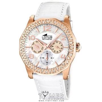 ساعت مچی زنانه فشن اسپرت بند چرمی، نگین دار، نمایش تاریخ کامل 