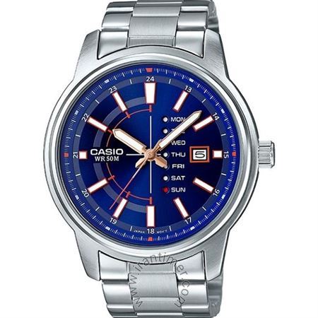 قیمت و خرید ساعت مچی مردانه کاسیو (CASIO) جنرال مدل MTP-E128D-2AVDF کلاسیک | اورجینال و اصلی