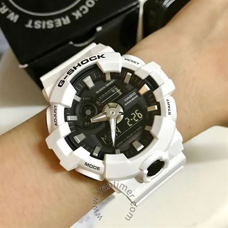 قیمت و خرید ساعت مچی مردانه کاسیو (CASIO) جی شاک مدل GA-700-7ADR اسپرت | اورجینال و اصلی
