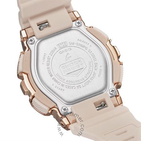 قیمت و خرید ساعت مچی زنانه کاسیو (CASIO) جی شاک مدل GM-S110PG-4ADR اسپرت | اورجینال و اصلی