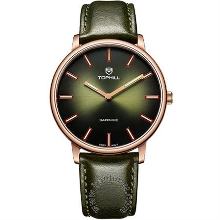 ساعت مچی مردانه کلاسیک بند چرم طبیعی