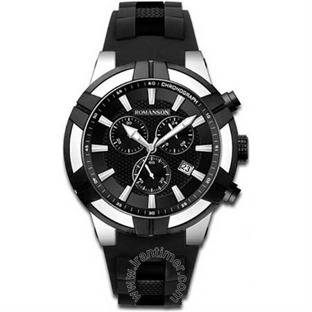 قیمت و خرید ساعت مچی مردانه رومانسون(ROMANSON) مدل TL8A37HMBDA32W-BK اسپرت | اورجینال و اصلی
