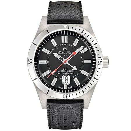 ساعت مچی مردانه کلاسیک بند چرم طبیعی، موتور Ronda 515، زه قاب چرخشی یک طرفه