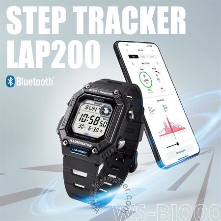 قیمت و خرید ساعت مچی مردانه کاسیو (CASIO) مدل WS-B1000-1AVDF اسپرت | اورجینال و اصلی