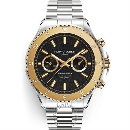 ساعت مچی مردانه کلاسیک تمام استیل، کرونوگراف، موتور Seiko VK64