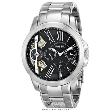 ساعت مچی مردانه کلاسیک تمام استیل، نمایش تاریخ و روز، قلب باز