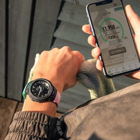 قیمت و خرید ساعت مچی کاسیو (CASIO) بیبی جی مدل BSA-B100MT-1ADR اسپرت | اورجینال و اصلی