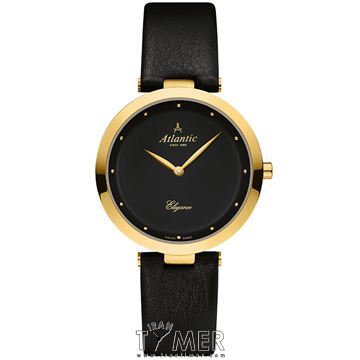 ساعت مچی زنانه کلاسیک بند چرم طبیعی، رنگ PVD