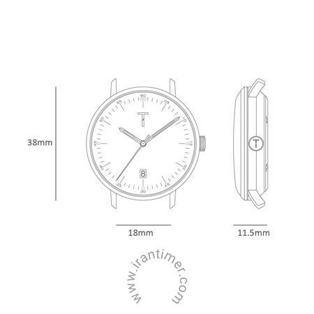 قیمت و خرید ساعت مچی مردانه تیلور(TYLOR) مدل TLAL005 کلاسیک | اورجینال و اصلی
