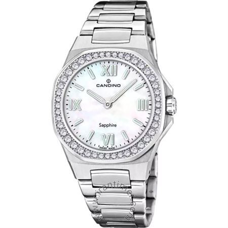 ساعت مچی زنانه فشن تمام استیل، نگین دار، باتری Sr621sw