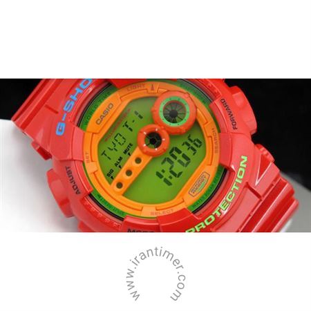 قیمت و خرید ساعت مچی مردانه کاسیو (CASIO) جی شاک مدل GD-100HC-4DR اسپرت | اورجینال و اصلی