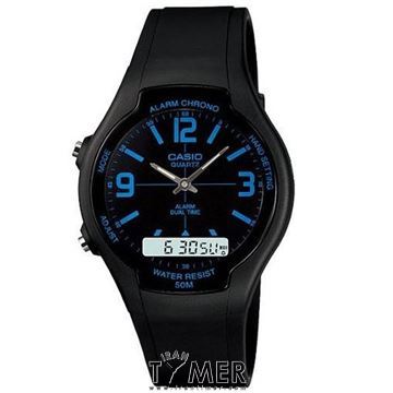 قیمت و خرید ساعت مچی مردانه کاسیو (CASIO) جنرال مدل AW-90H-2BVDF اسپرت | اورجینال و اصلی