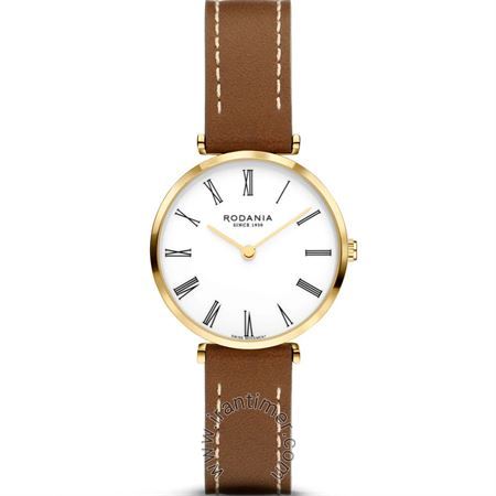 ساعت مچی زنانه کلاسیک بند چرمی، موتور سوئیسی