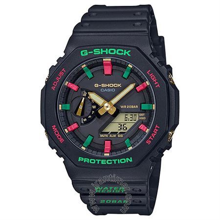 قیمت و خرید ساعت مچی مردانه کاسیو (CASIO) جی شاک مدل GA-2100TH-1ADR اسپرت | اورجینال و اصلی