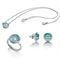ست حلقه (انگشتر) گردنبند گوشواره زنانه ویسروی(VICEROY) مدل 6412E19016-SET کلاسیک 