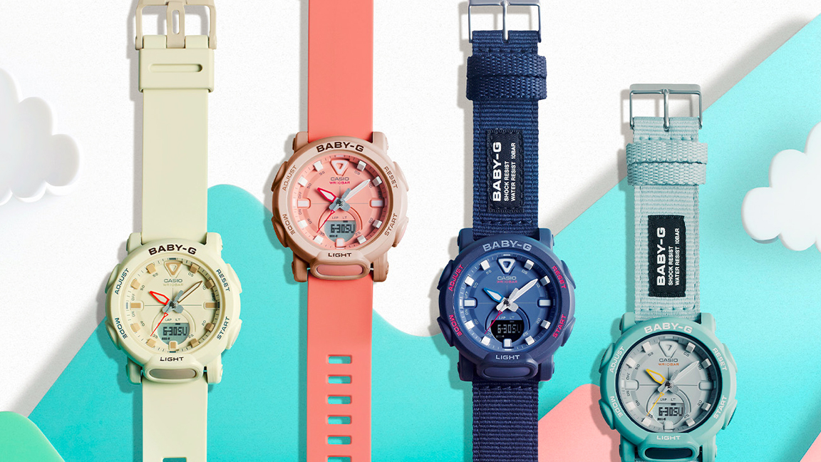 جدیدترین ساعت های بیبی جی کاسیو برای خانم ها