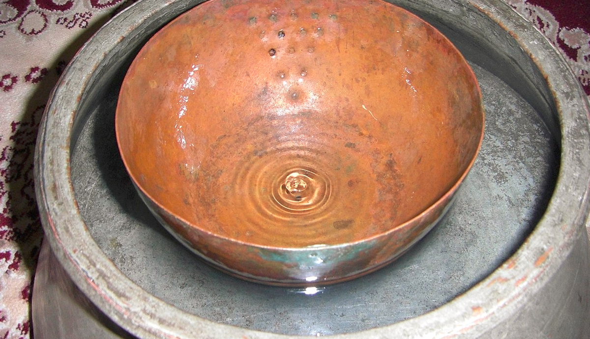 ساعت آبی