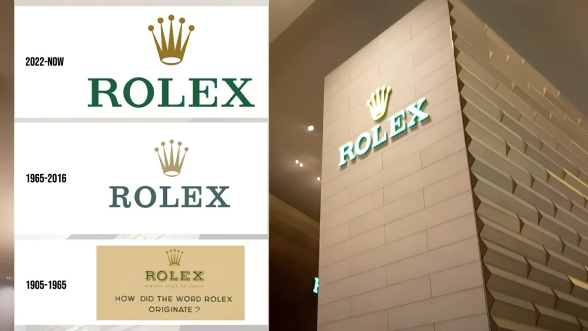 تغییرات لوگو رولکس - rolex watches