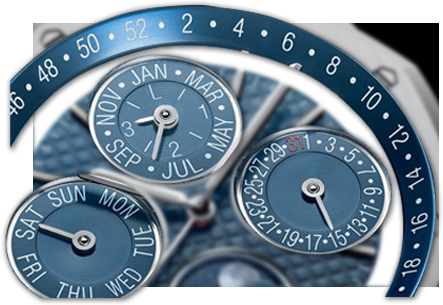 تقویم ساعت - تقویم کامل ساعت - perpetual calendar